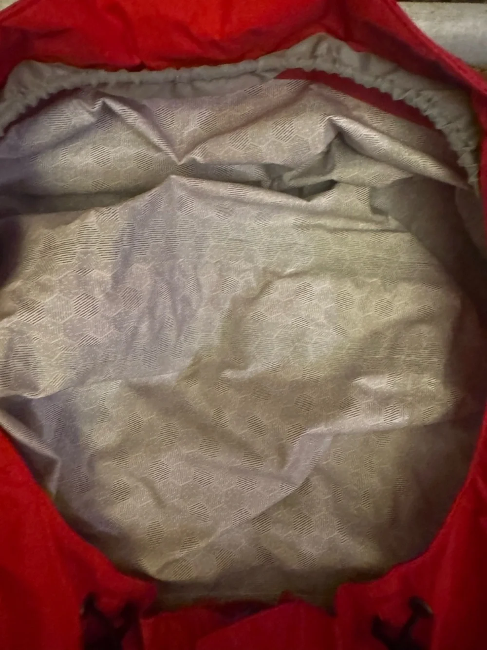 The North Face Red Hooded Windbreaker Jacket